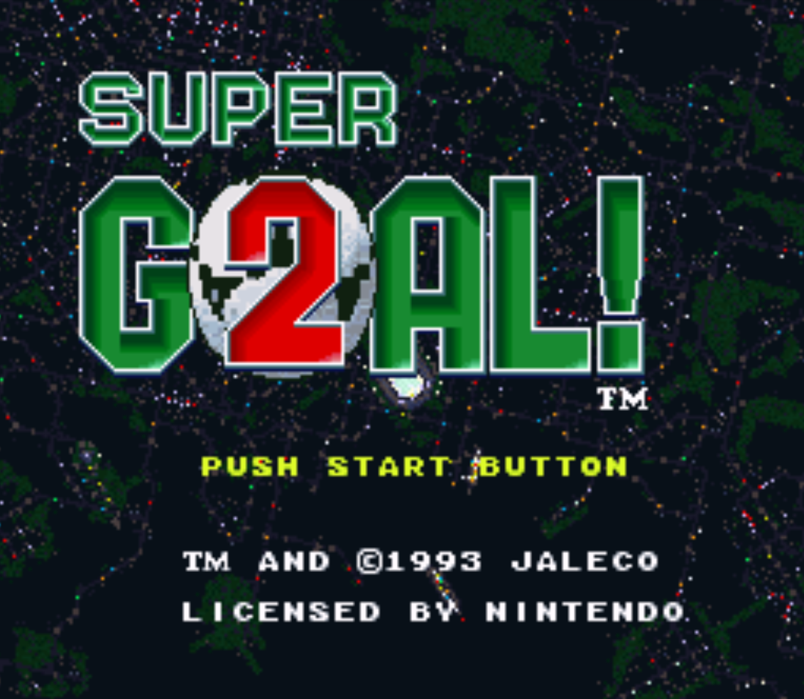 Super Goal 2 Title Screen